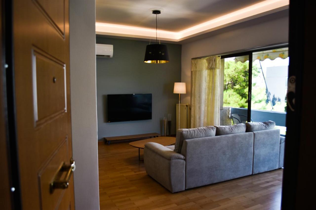 Βright Walled Designed Apt In Glyfada Center 雅典 外观 照片